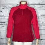 Columbia  Size 1X Pink Glacial IV Half Zip Pullover Fleece Jacket Photo 0