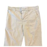 Frank & Eileen Blackstone High Rise Cropped Trouser Utility Pants Khaki Beige 12 Photo 4