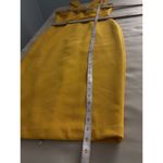 Gabrielle Union Shift Dress Womens 2 Yellow Ring Hole Front Wide Strap Back Zip Photo 11