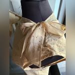 Vintage Max Studio nude silk sheath midi dress, size medium Tan Photo 9