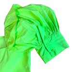 Christopher John Rogers for Target Neon Green Sweetness Faux Wrap Dress Size 8 Photo 13