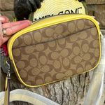 Coach Authentic  Coated signature canvas/smooth leather zip top Crossbody Photo 4