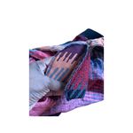 Leslie Fay Vintage  Abstract Print Midi Dress Geometric 80s Secretary Dress S/M Photo 6