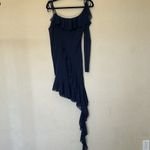 House Of CB 'Kiki' French Navy Ruffle Mini Dress NWOT size XS Taller Photo 8