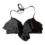 PINK - Victoria's Secret  Black Bikini Push Up Top Size Med (D-DD) EUC #6206 Photo 0