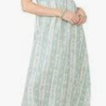 Spartina 449 Saylor Resort Linen-Blend Midi Dress Pockets Size Medium Photo 0