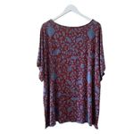 Diane Gilman Printed Jersey Knit Dolman-Sleeve Top Multicolor Boatneck 3X #1289 Photo 7