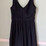 J.Crew  $250 Silk Chiffon Heidi Dress 4 Newport Navy 93100 Photo 1