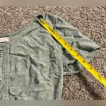 SO () Green Floral Cinch Babydoll Top: Size Medium Photo 4
