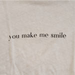 n:philanthropy  Zander You Make Me Smile Cutout Crewneck Tee Photo 3