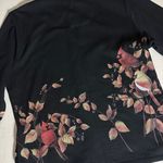 New with tags VTG Deadstock Artisans Inc. Black Cardinal Leaves Cardigan Sweater Size L Photo 6