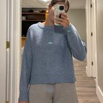 American Eagle  Blue Knit Sweater Photo 1