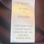 Sage The Label Birkin Wine Velvet Jumper Mini Dress Women’s Size M Pockets Photo 8