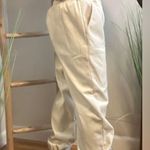 STONE ISLAND WOMENS CREAM CORDOROY JOGGERS RARE NWT!!! Size L Photo 0