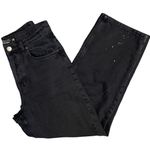& Other Stories Bleach Distressed Denim High Rise Jeans Washed Black Size 26 Photo 9