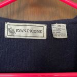 Evan Picone  Rabbit and Lambswool Navy Vest Photo 1