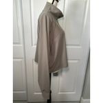 Gottex NWT  Peach Skin Pullover Athleisure Activewear‎ Mock Neck 1/4 Zip Top XL Photo 1