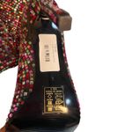 Azalea Wang Rhinestone Embellished Knee High Stiletto Boots Multi Color Size 8 Black Photo 3