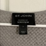 St. John  Exclusively for Nordstrom 100% Cashmere Waffle Knit Sweater Size Small Photo 2