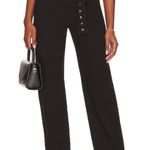 We Wore What  Cut Out Straight Black Pants Photo 0