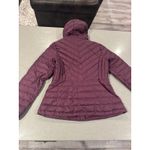 32 Degrees Heat Womens Hooded Packable Down Jacket Plum Purple Size Medium Photo 7