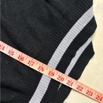 Juicy Couture  Womens Pullover Knit Hoodie Sweater Size Medium Black Sparkle Photo 5