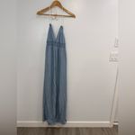 Lovestitch Light Blue Halter Maxi Dress Photo 2