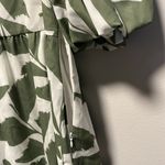 CROSBY by Mollie Burch Brawley Dress, Everglades Green/ White Leaf Print, Size S Photo 10
