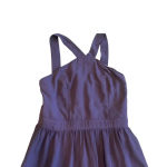 Lulus Long Plum Purple Gown Dress Halter Style Chiffon Flowy Size Small Women's Photo 1