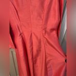 Vintage custom made sheath dress with floral, beaded chiffon jacket. Pink Size L Photo 9