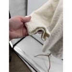 Aerie  Women's Hooded White Sweatshirt Red Heart Detail Fleece Size Medium Photo 7