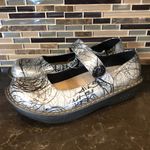 Savvy Mary Jane Nursing Shoe By  Women's Color:‎ Silver Scribble 11M Photo 1