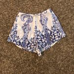 Show Me Your Mumu Sawyer blue-white shorts Photo 4