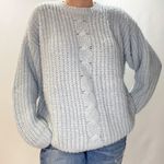 Light Blue Oversized Sweater Size M Photo 0