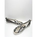 Franco Sarto Loafer Womens Size 5 Snakeskin Print Slip On Square Toe Shoes Photo 6