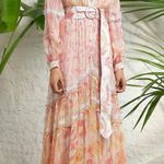 Rococo Sand candy long maxi belted dress size XS Pink Photo 0