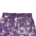Hudson Jeans Hudson Women's Viper Purple Tie Dye Hippie Boho Denim Mini Skirt Size 28 Photo 8