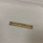 Sophia Webster‎ Designer Shoe Dust Bag Beige Canvas Drawstring Storage Pouch Pink Photo 2