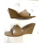 French Connection  Wedge Slip-On Square Toe Sandal, Size 9.5, NWOT Photo 3