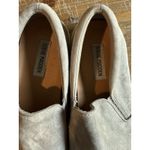 Steve Madden  Women's Size 9.5 Shoes Gray White Suede Slip On Comfort Sneakers Photo 6