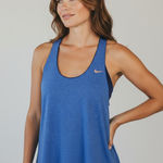 Nike  Dri-Fit Women's Blue and Orange Running Tank Top Photo 0