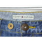 Tommy Hilfiger Jeans Womens Size 6 Distressed Blue Sailor Striped Accent 32 x 26 Photo 4