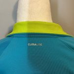 Adidas  women’s track jacket turquoise green trim‎ full zip size L BIN E Photo 3