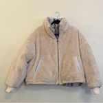 American Eagle Outfitters Striped Reversible Puffer Jacket Photo 1