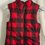 Natural Reflections Black and red buffalo‎ plaid  puffer vest size small Photo 0