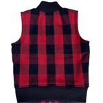 Madewell EUC  Buffalo Plaid Sherpa Lined Zip Front Vest Size XS Photo 6