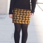 J.Crew Elephant Jacquard Mini Skirt
Black Gold Size 4 Photo 3