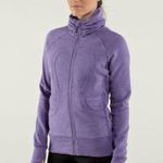 Lululemon Calm & Cozy Jacket Heathered Winter Orchid /Deep Zinfandel Size 4 Photo 0
