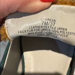 LOGO By Lori Goldstein LOGO Lori Goldstein Green Faux Shearling Loafers | Size 7 Photo 9