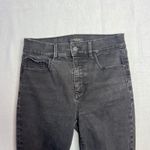 Ann Taylor  Petite Boot Crop Jeans Size 6P Faded Black Wash Cropped Ankle Photo 2